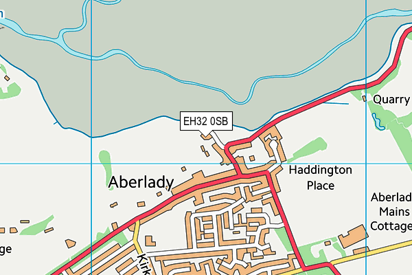 EH32 0SB map - OS VectorMap District (Ordnance Survey) EH32 0SB map - OS VectorMap District (Ordnance Survey)