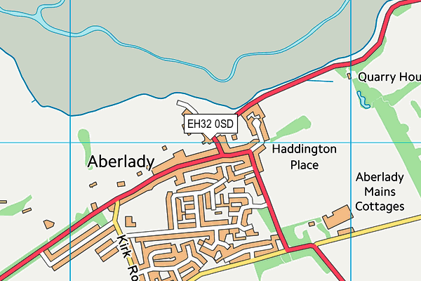 EH32 0SD map - OS VectorMap District (Ordnance Survey) EH32 0SD map - OS VectorMap District (Ordnance Survey)