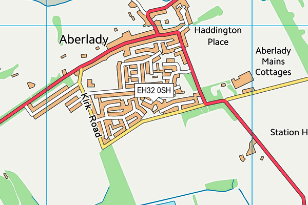 EH32 0SH map - OS VectorMap District (Ordnance Survey) EH32 0SH map - OS VectorMap District (Ordnance Survey)