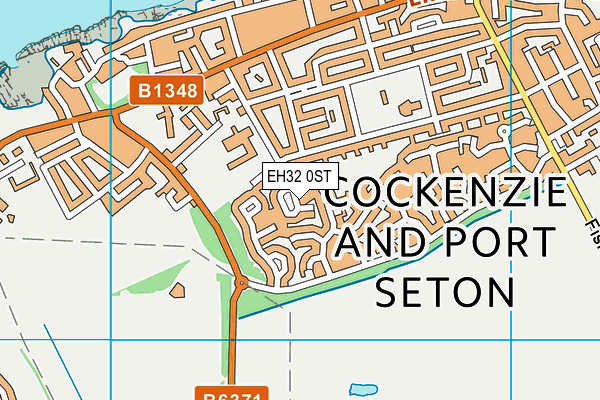 EH32 0ST map - OS VectorMap District (Ordnance Survey) EH32 0ST map - OS VectorMap District (Ordnance Survey)
