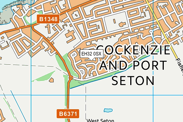 EH32 0SX map - OS VectorMap District (Ordnance Survey) EH32 0SX map - OS VectorMap District (Ordnance Survey)