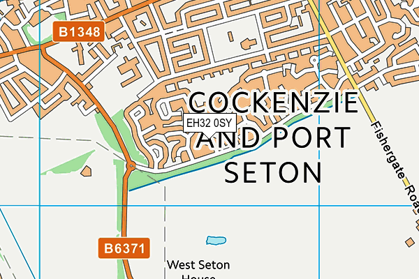 EH32 0SY map - OS VectorMap District (Ordnance Survey) EH32 0SY map - OS VectorMap District (Ordnance Survey)