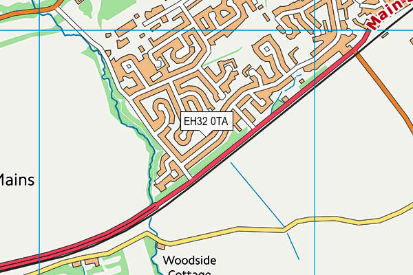 EH32 0TA map - OS VectorMap District (Ordnance Survey) EH32 0TA map - OS VectorMap District (Ordnance Survey)