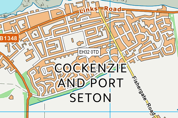 EH32 0TD map - OS VectorMap District (Ordnance Survey) EH32 0TD map - OS VectorMap District (Ordnance Survey)