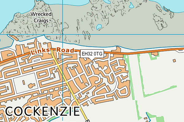 EH32 0TG map - OS VectorMap District (Ordnance Survey) EH32 0TG map - OS VectorMap District (Ordnance Survey)