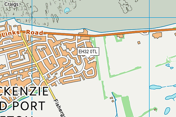 EH32 0TL map - OS VectorMap District (Ordnance Survey) EH32 0TL map - OS VectorMap District (Ordnance Survey)