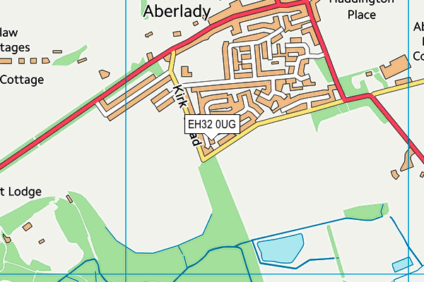 EH32 0UG map - OS VectorMap District (Ordnance Survey) EH32 0UG map - OS VectorMap District (Ordnance Survey)