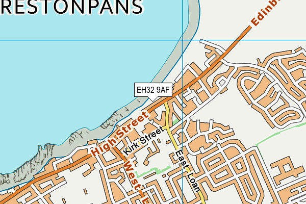 EH32 9AF map - OS VectorMap District (Ordnance Survey) EH32 9AF map - OS VectorMap District (Ordnance Survey)
