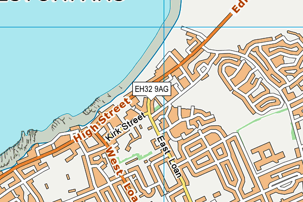 EH32 9AG map - OS VectorMap District (Ordnance Survey) EH32 9AG map - OS VectorMap District (Ordnance Survey)