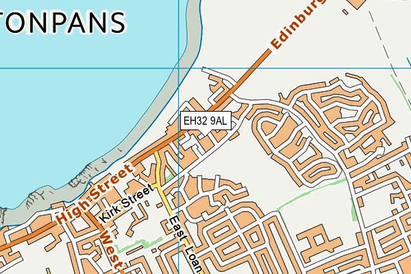 EH32 9AL map - OS VectorMap District (Ordnance Survey) EH32 9AL map - OS VectorMap District (Ordnance Survey)