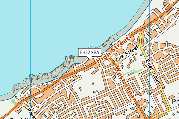 EH32 9BA map - OS VectorMap District (Ordnance Survey) EH32 9BA map - OS VectorMap District (Ordnance Survey)
