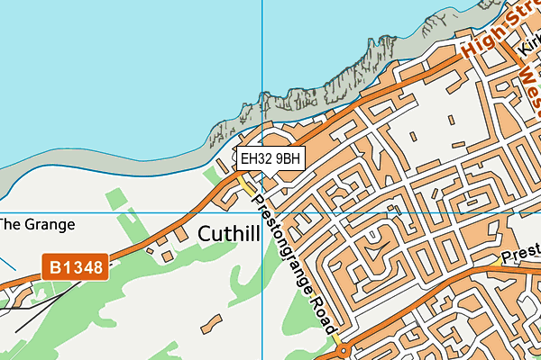 EH32 9BH map - OS VectorMap District (Ordnance Survey) EH32 9BH map - OS VectorMap District (Ordnance Survey)