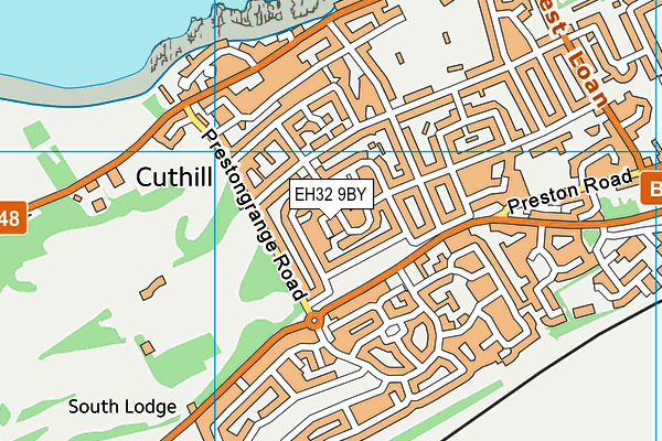 EH32 9BY map - OS VectorMap District (Ordnance Survey) EH32 9BY map - OS VectorMap District (Ordnance Survey)