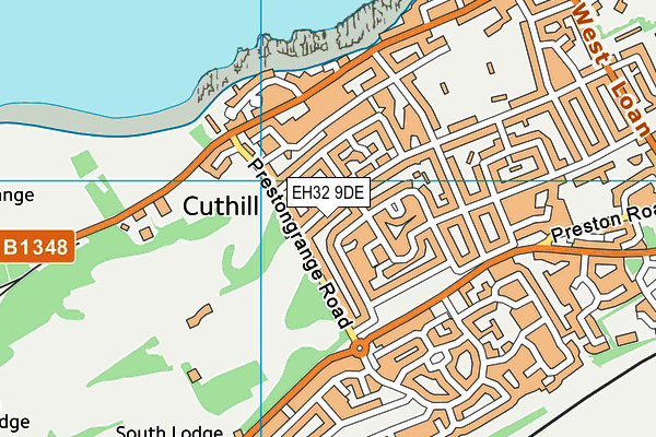 EH32 9DE map - OS VectorMap District (Ordnance Survey) EH32 9DE map - OS VectorMap District (Ordnance Survey)