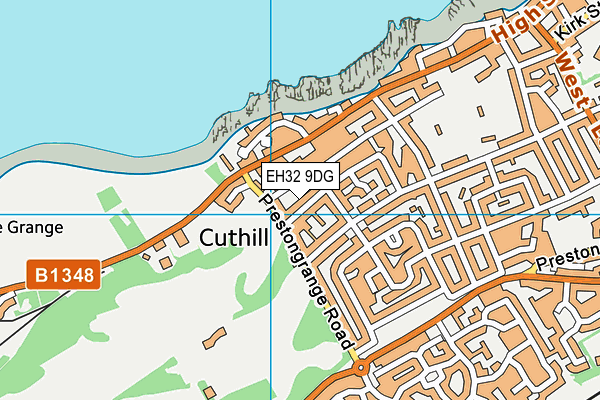 EH32 9DG map - OS VectorMap District (Ordnance Survey) EH32 9DG map - OS VectorMap District (Ordnance Survey)
