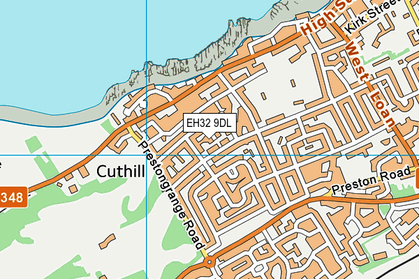 EH32 9DL map - OS VectorMap District (Ordnance Survey) EH32 9DL map - OS VectorMap District (Ordnance Survey)