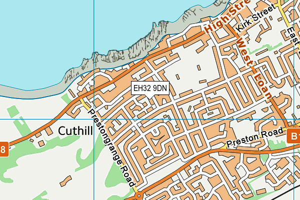 EH32 9DN map - OS VectorMap District (Ordnance Survey) EH32 9DN map - OS VectorMap District (Ordnance Survey)