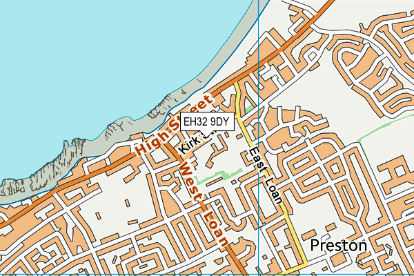 EH32 9DY map - OS VectorMap District (Ordnance Survey) EH32 9DY map - OS VectorMap District (Ordnance Survey)