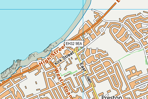 EH32 9EA map - OS VectorMap District (Ordnance Survey) EH32 9EA map - OS VectorMap District (Ordnance Survey)