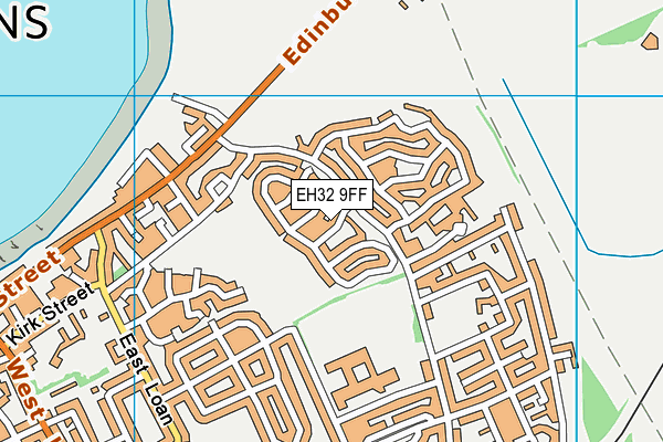 EH32 9FF map - OS VectorMap District (Ordnance Survey) EH32 9FF map - OS VectorMap District (Ordnance Survey)