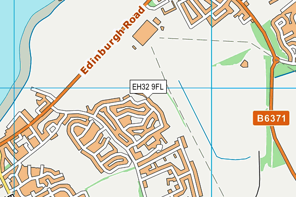 EH32 9FL map - OS VectorMap District (Ordnance Survey) EH32 9FL map - OS VectorMap District (Ordnance Survey)
