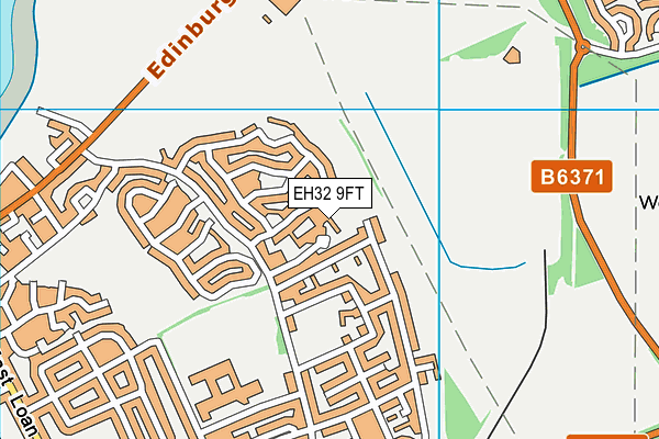 EH32 9FT map - OS VectorMap District (Ordnance Survey) EH32 9FT map - OS VectorMap District (Ordnance Survey)