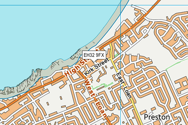 EH32 9FX map - OS VectorMap District (Ordnance Survey) EH32 9FX map - OS VectorMap District (Ordnance Survey)