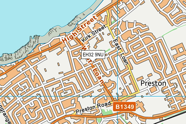 EH32 9NU map - OS VectorMap District (Ordnance Survey) EH32 9NU map - OS VectorMap District (Ordnance Survey)