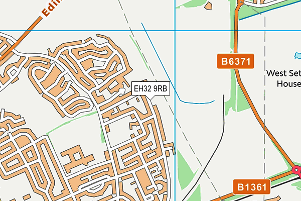 EH32 9RB map - OS VectorMap District (Ordnance Survey) EH32 9RB map - OS VectorMap District (Ordnance Survey)