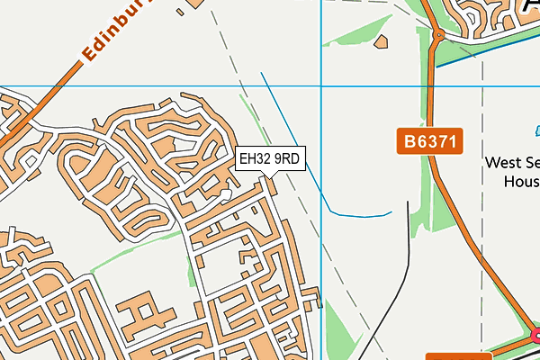 EH32 9RD map - OS VectorMap District (Ordnance Survey) EH32 9RD map - OS VectorMap District (Ordnance Survey)