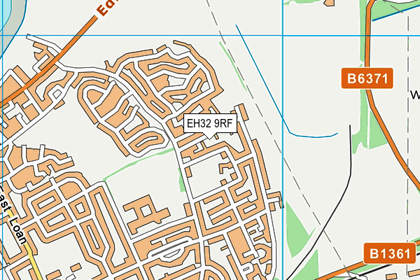 EH32 9RF map - OS VectorMap District (Ordnance Survey) EH32 9RF map - OS VectorMap District (Ordnance Survey)