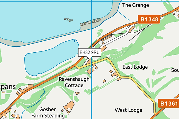 EH32 9RU map - OS VectorMap District (Ordnance Survey) EH32 9RU map - OS VectorMap District (Ordnance Survey)