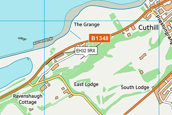 EH32 9RX map - OS VectorMap District (Ordnance Survey) EH32 9RX map - OS VectorMap District (Ordnance Survey)
