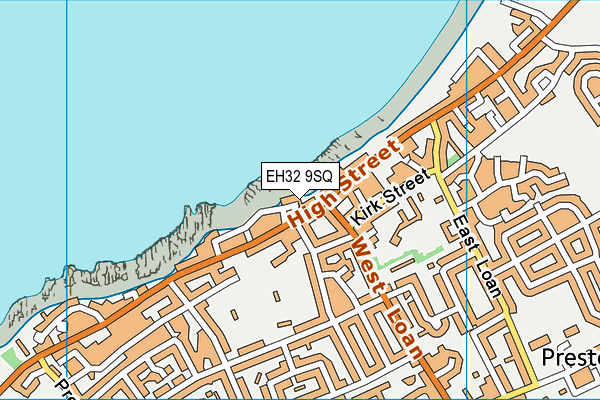 EH32 9SQ map - OS VectorMap District (Ordnance Survey) EH32 9SQ map - OS VectorMap District (Ordnance Survey)