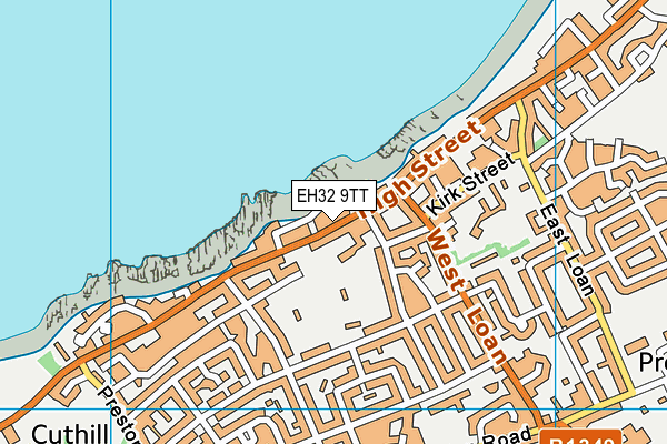 EH32 9TT map - OS VectorMap District (Ordnance Survey) EH32 9TT map - OS VectorMap District (Ordnance Survey)