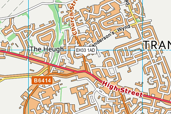 EH33 1AD map - OS VectorMap District (Ordnance Survey) EH33 1AD map - OS VectorMap District (Ordnance Survey)