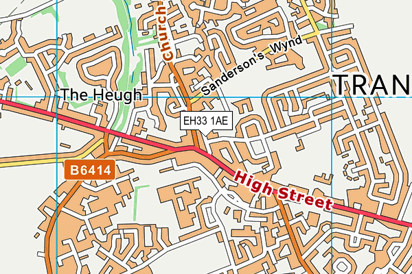 EH33 1AE map - OS VectorMap District (Ordnance Survey) EH33 1AE map - OS VectorMap District (Ordnance Survey)
