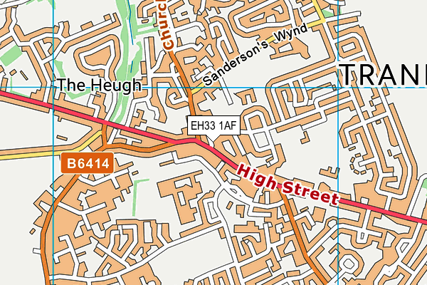 EH33 1AF map - OS VectorMap District (Ordnance Survey) EH33 1AF map - OS VectorMap District (Ordnance Survey)
