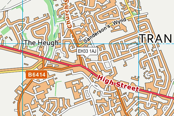 EH33 1AJ map - OS VectorMap District (Ordnance Survey) EH33 1AJ map - OS VectorMap District (Ordnance Survey)