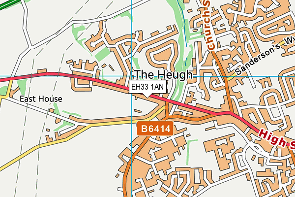 EH33 1AN map - OS VectorMap District (Ordnance Survey) EH33 1AN map - OS VectorMap District (Ordnance Survey)