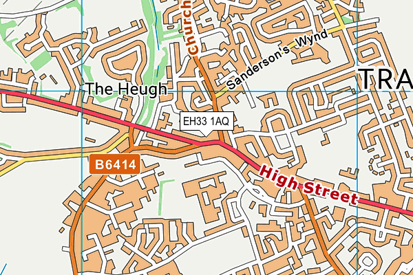 EH33 1AQ map - OS VectorMap District (Ordnance Survey) EH33 1AQ map - OS VectorMap District (Ordnance Survey)