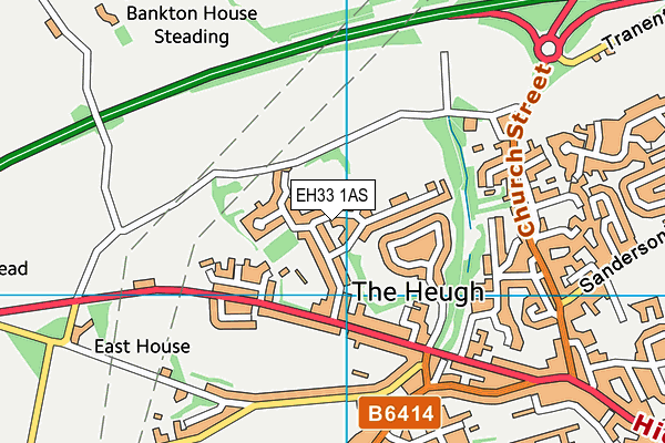 EH33 1AS map - OS VectorMap District (Ordnance Survey) EH33 1AS map - OS VectorMap District (Ordnance Survey)