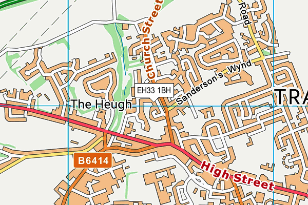 EH33 1BH map - OS VectorMap District (Ordnance Survey) EH33 1BH map - OS VectorMap District (Ordnance Survey)