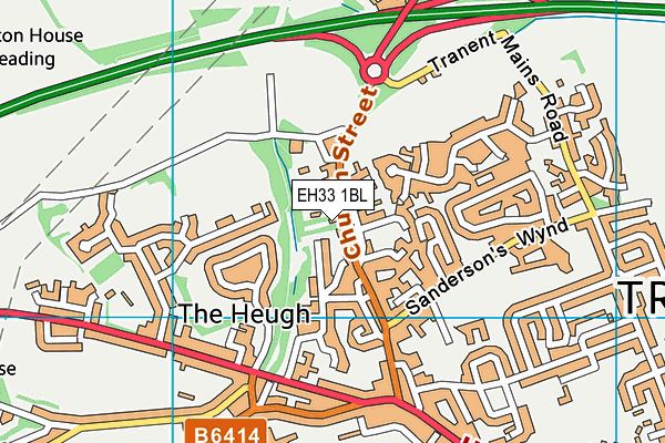 EH33 1BL map - OS VectorMap District (Ordnance Survey) EH33 1BL map - OS VectorMap District (Ordnance Survey)