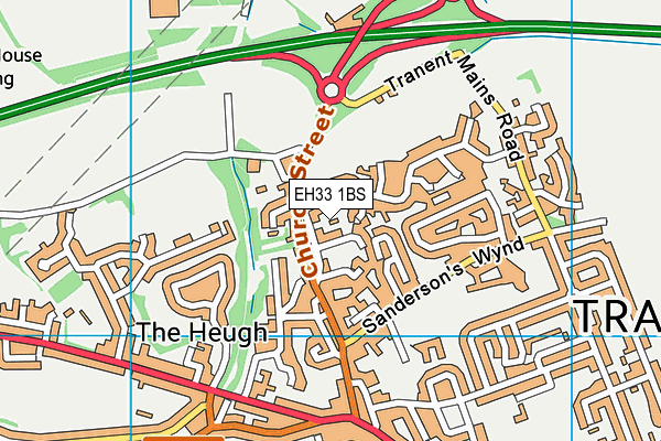 EH33 1BS map - OS VectorMap District (Ordnance Survey) EH33 1BS map - OS VectorMap District (Ordnance Survey)