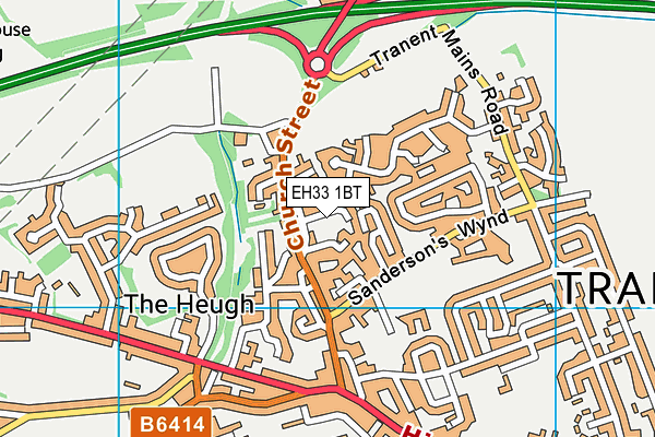 EH33 1BT map - OS VectorMap District (Ordnance Survey) EH33 1BT map - OS VectorMap District (Ordnance Survey)