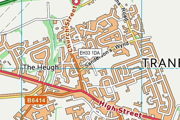 EH33 1DA map - OS VectorMap District (Ordnance Survey) EH33 1DA map - OS VectorMap District (Ordnance Survey)