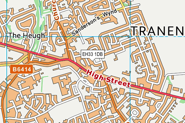 EH33 1DB map - OS VectorMap District (Ordnance Survey) EH33 1DB map - OS VectorMap District (Ordnance Survey)
