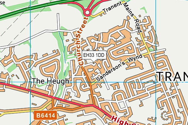 EH33 1DD map - OS VectorMap District (Ordnance Survey) EH33 1DD map - OS VectorMap District (Ordnance Survey)