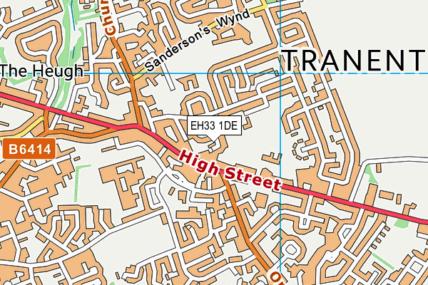 EH33 1DE map - OS VectorMap District (Ordnance Survey) EH33 1DE map - OS VectorMap District (Ordnance Survey)